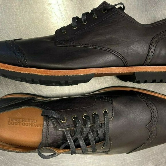 Timberland Men\'s Black Leather Casual Oxford Dress Shoes A1SOS SIZES: 11-12 main image 4